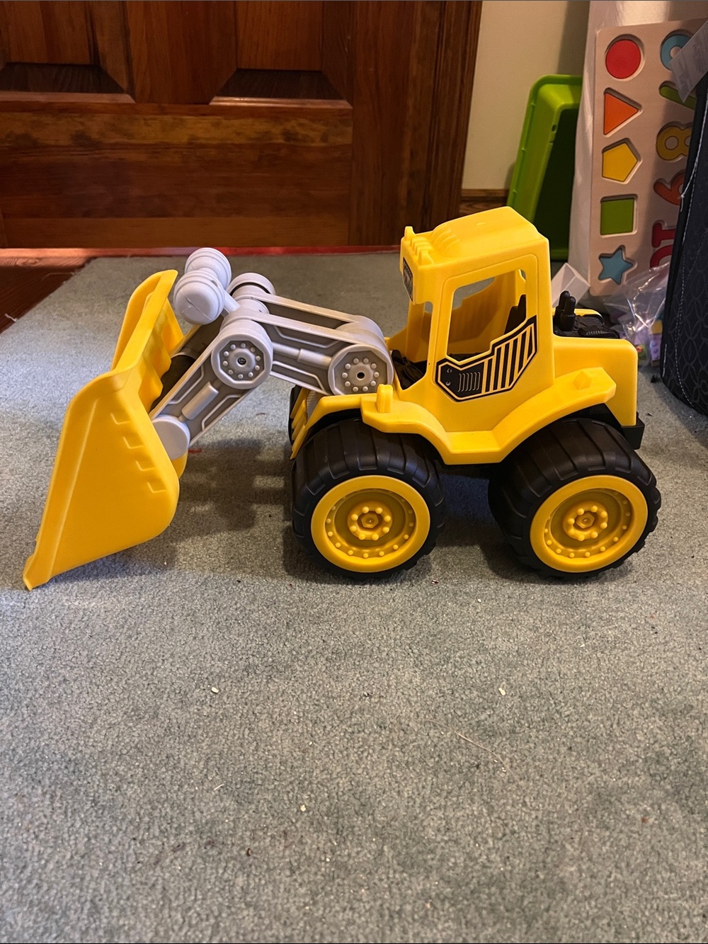 Yellow Kids Bulldozer Toy - Durable Construction Loader
